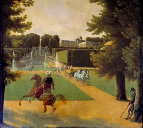 Der Spaziergang im Park von Saint Cloud