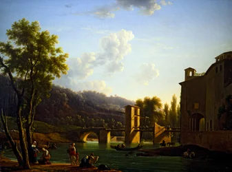 Ansicht einer Brücke in Sora