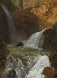 Ansicht der Wasserfälle von Tivoli, 1788