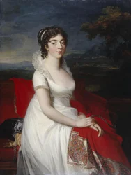 Porträt der Gräfin Obolenskaya, 1806