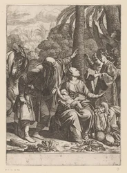 Ruhe auf der Flucht nach Ägypten