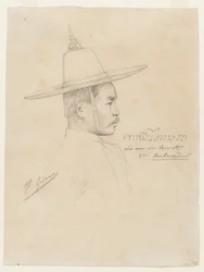 Studie für Die Empfang der siamesischen Botschafter in Fontainebleau, 1861-1864