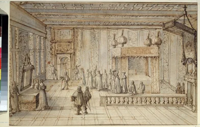 Das Zimmer von König Ludwig XIV. in Versailles