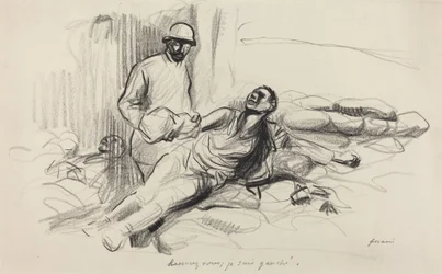 Beruhigen Sie sich, ich bin linkshändig, ca. 1914-1919