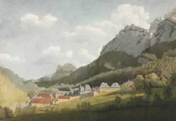 Landschaft der Grande Chartreuse, späte 1700er-1800er