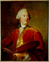 Porträt von Louis Tocqué (1696-1772) (1739)