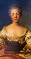 Porträt von Madame Louise Dupin (1706-1799)