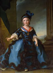 Porträt von Prinz Louis Joseph Xavier, Herzog von Burgund 1751-1761