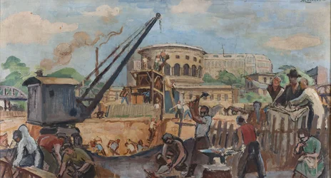 Die Arbeit: Entwurf für den Schulhof der Jungenschule an der Avenue Simon-Bolivar