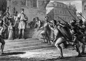 Volksaufstand in Rouen, Normandie, 943: Ludwig IV. d