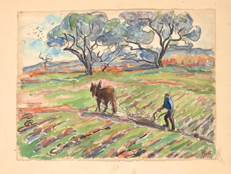 Die Ebene von Bormes, Var