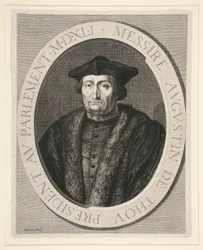 Augustin de Thou, Präsident des Parlaments von Paris von 1535 bis 1544