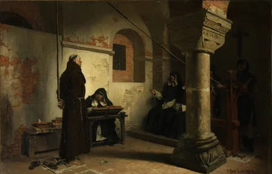 Bernard Délicieux vor dem Inquisitionstribunal