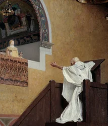 Heiliger Johannes Chrysostomus und die Kaiserin Eudoxia (Detail)