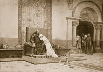 Die Exkommunikation von Robert dem Frommen, Illustration aus 