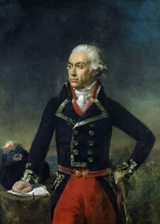 Charles-Francois du Perier Dumouriez (1739-1823) nach einem Gemälde von Jean Antoine Houdon, 1834