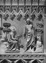Kathedrale, Innenraum, Chorschranke, Jesus Christus erscheint Maria Magdalena, ca. 1340-51