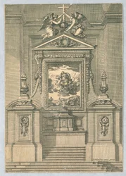 Entwurf für Altäre, aus "Autels et Retables"