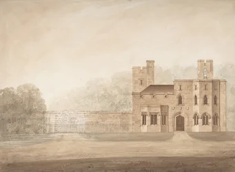 Entwurf für Bishopsgate Lodge, im Windsor Castle, Berkshire, ca. 1820-30