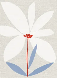 Gedruckte Gänseblümchen