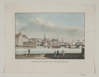 Kopenhagen von Christianshavn aus gesehen