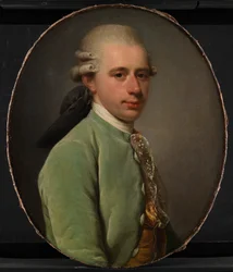 Generaldirektor der Post Frederik Hauch als junger Mann