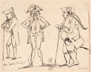 Meditation. Karikaturen von Clemens, Juel und Charles Bonnet