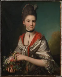Porträt von Anna Elisabeth Battier, geb. Storp