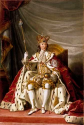 Porträt von König Christian VII. von Dänemark, 1789