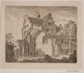 Ruine eines Klostergebäudes