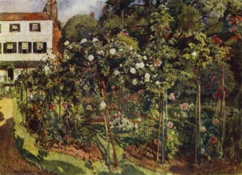 The Grove, Highgate, Blick auf Garten und Haus