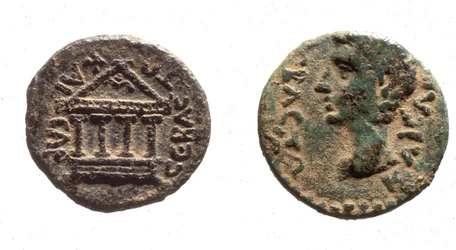 Münzen von Herodes Philippus II., ca. 4 v. Chr. - 34 n. Chr.