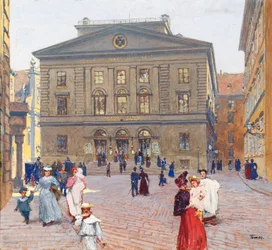 Das Postsparkassengebäude in Wien