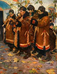 Musiker aus Hroznová Lhota: Klarinette, Violine und Kontrabass. 1861-1940, 1948