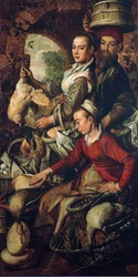 Marktszene, um 1565