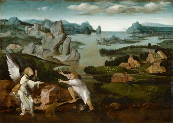 Landschaft mit Tobias und dem Engel
