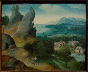 Landschaft mit der Flucht nach Ägypten