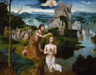 Die Taufe Christi (Detail)