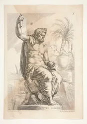 Jupiter Olympius, aus Sculpturae Veteris Admirata