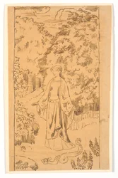 Kalke mit Volksliedmotiv (Die Jungfrau im Schlangenkleid)