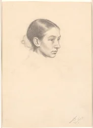 Porträt von Suzette Kathrine Skovgaard (verheiratet Holten)