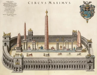Das Circus Maximus aus dem Atlas Van Loon