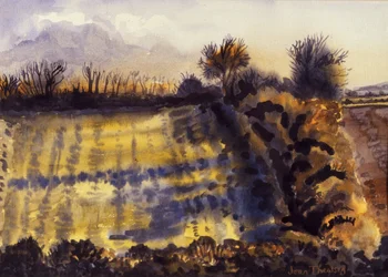 Feld mit langen Schatten, 1990