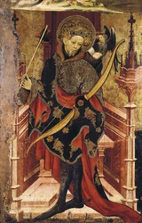 Heiliger Sebastian und Kreuzigung