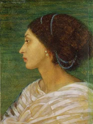 Kopf einer Mulattin, 1861