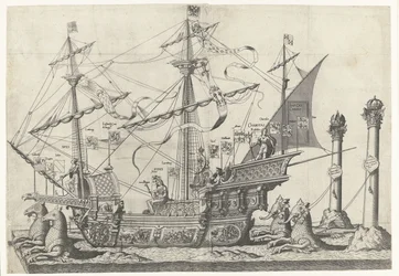 Das Schiff Victoria, Nr. 5 (Beerdigungszug von Kaiser Karl V, 1558)