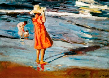 „Kinder am Strand“, 1900
