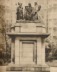 Die Bürger von Calais in den Victoria Tower Gardens, ca. 1935