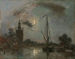 Overschie im Mondlicht