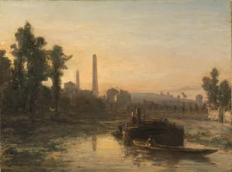 Flussblick in Frankreich